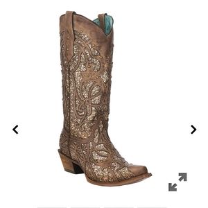 Corral Women's Orix Brown Snip Toe boots